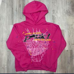 Sp5der P*nk Hoodie