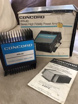 Car Stereo Amplifier VINTAGE - Great Stereo amplifier back in the 70's