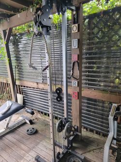Single adjustable cable machine