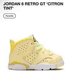 Jordan 6 retro GT 