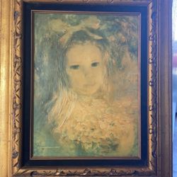 12 X16  Wooden Frame- Acrylic Painting 