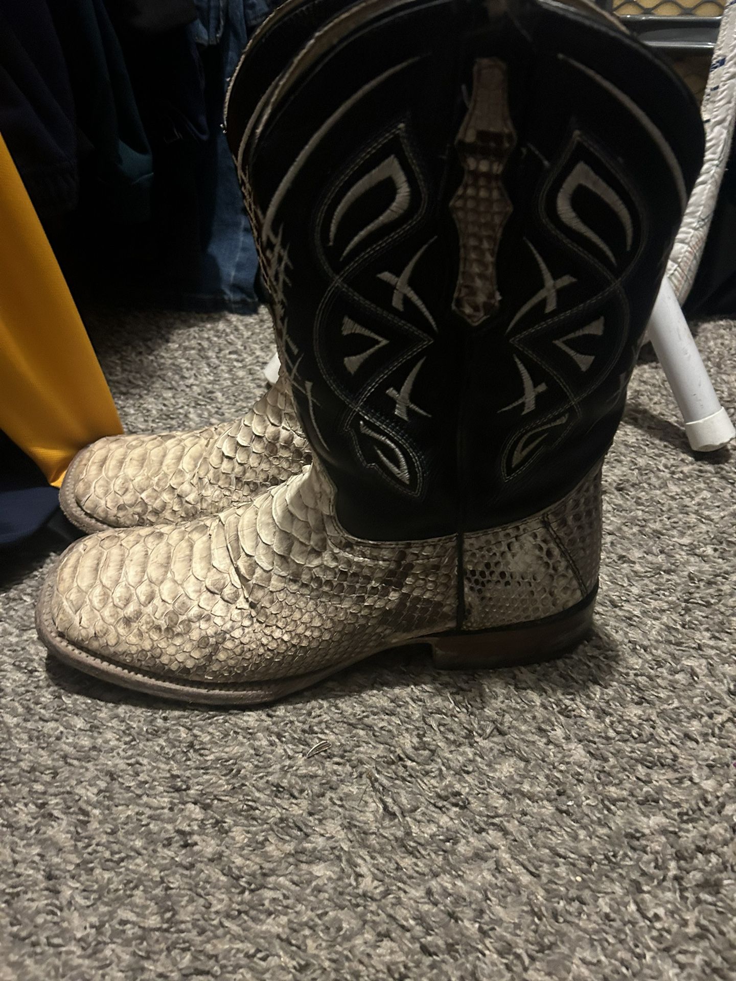 Original Python Skin Boots