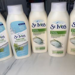 St Ives Exfoliating Body Wash 5 Bottles 