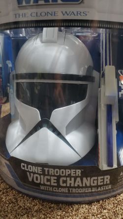 Star Wars Clone Trooper Helmet & Blaster Set (2008)