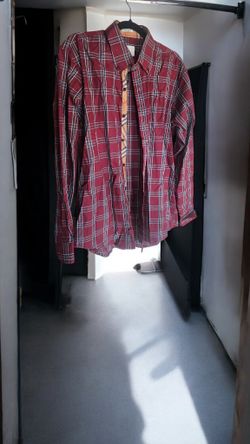 Mens BrBerry Shirt Maroon 