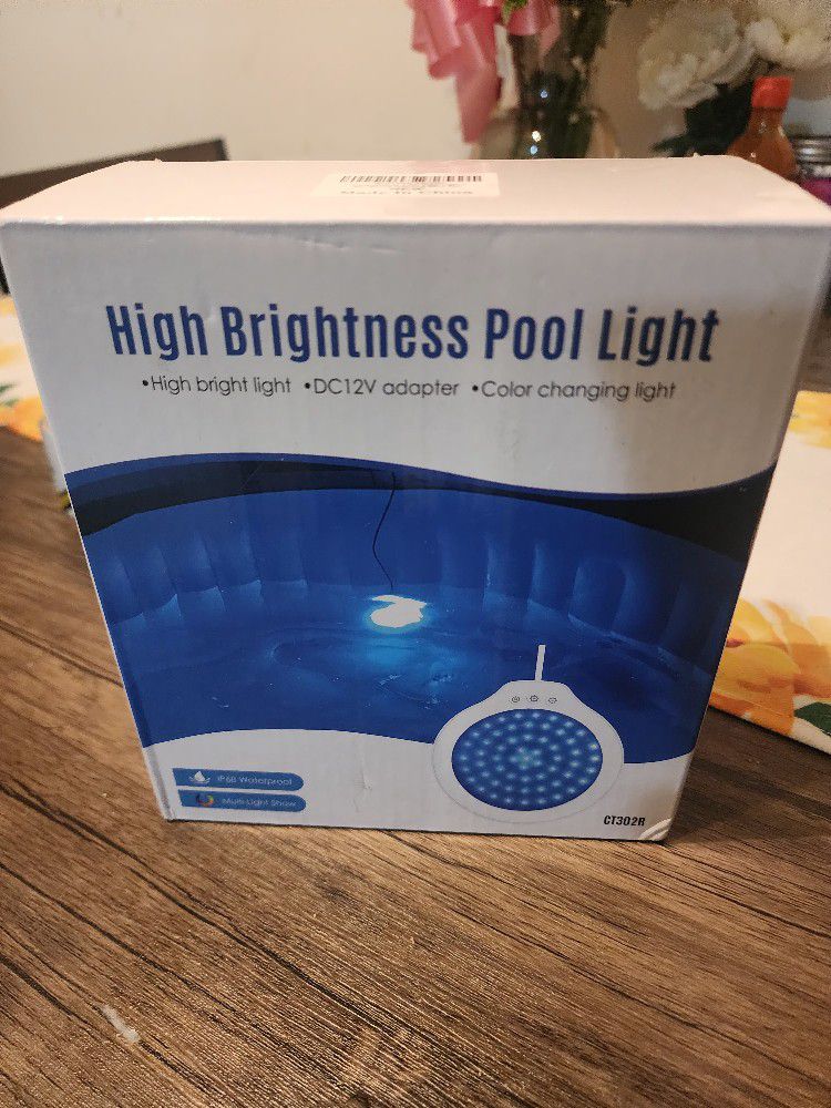 LanPool Luces LED de piscina para piscina sobre el suelo con control de aplicación
