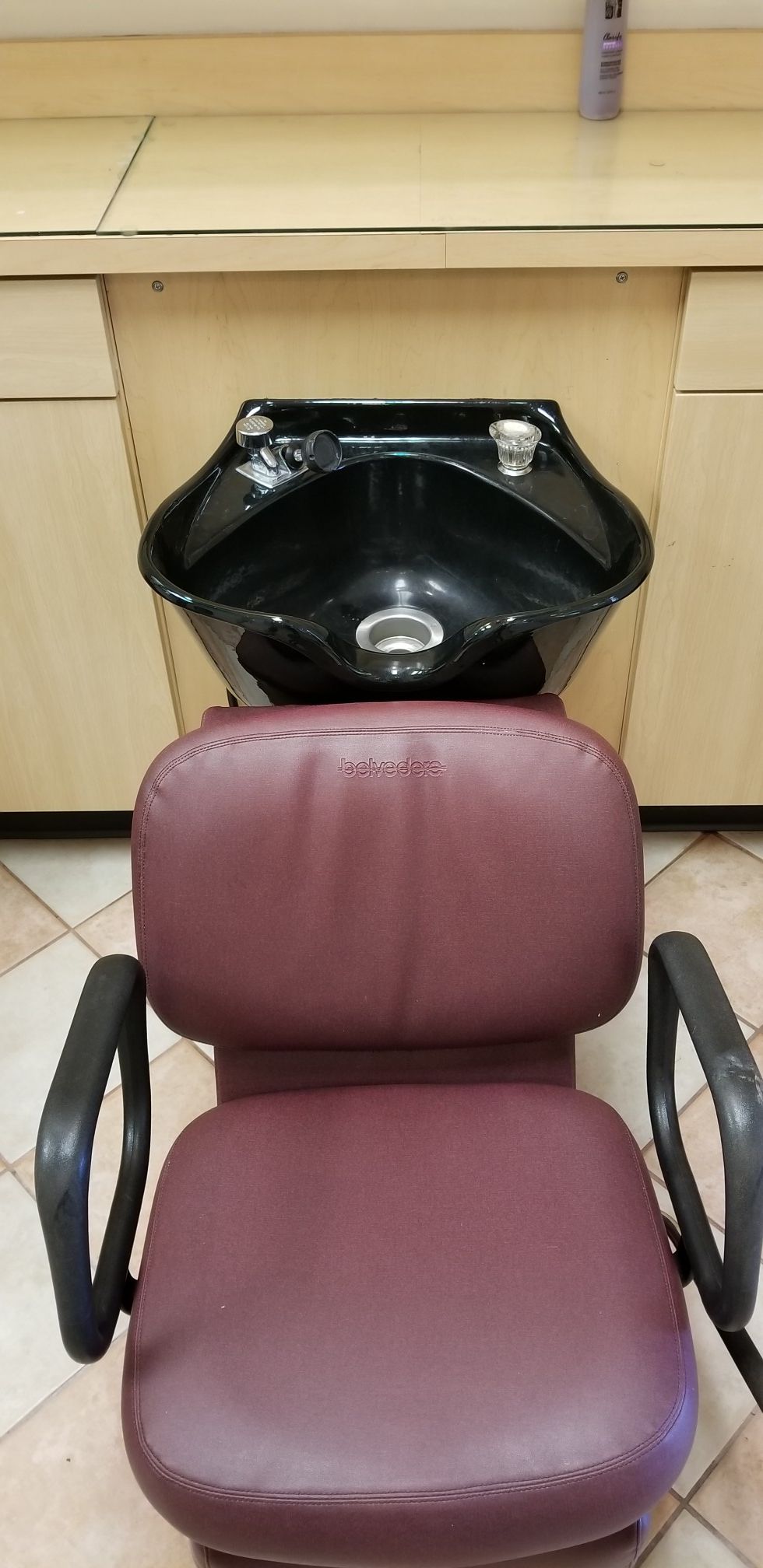 Belvedere Salon Recliner Shampoo Bowls and Chair for Sale in Virginia