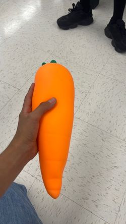 Giant Carrot Squishy Stress Toy Real