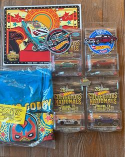 2026 Hot Wheels 26th Nationals Dallas, TX Convention 5-car Set Dinner Sticker
