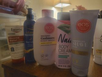 Skincare Bundle – Eucerin, EOS, Nair & More