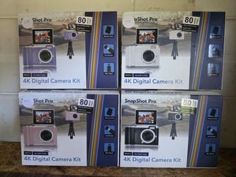 Vivitar SnapShot Pro 4K Digital Camera Kit. Multiple colors available.