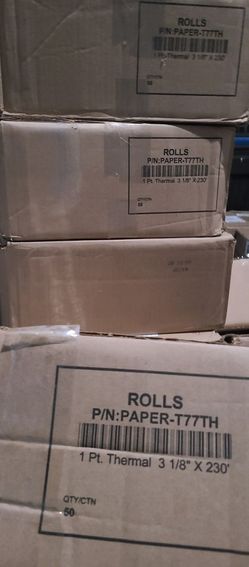 THERMAL PAPER ROLLS 3 1/8 X 230