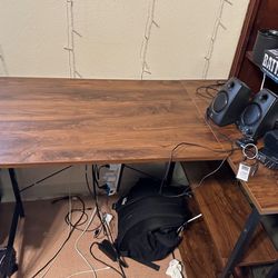 2 Shelf Desk W/  Organizing Pouch 