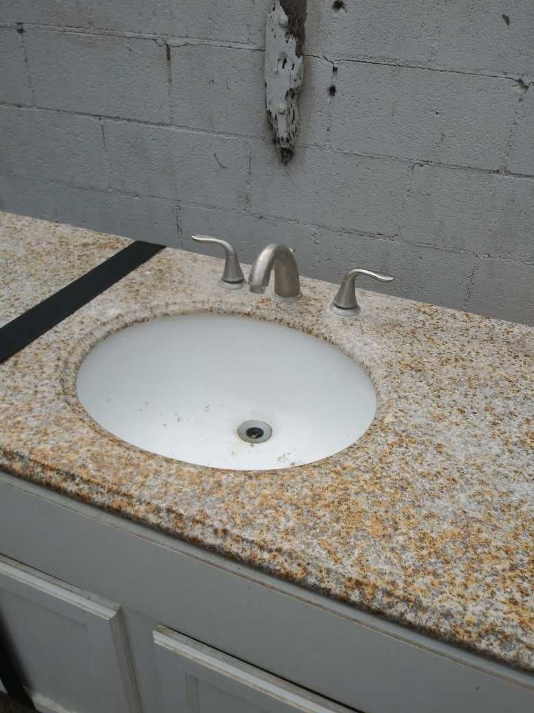 Granite top Vanity