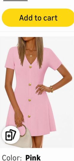 Pink dress size medium