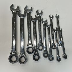 GEARWRENCH  Combination Ratcheting Wrench Set Of  11pcs