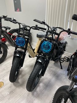 Prebuilt, Assembled Moped Style E-bikes