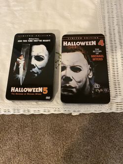 Halloween 4 & 5 Limited Edition Tin Cases