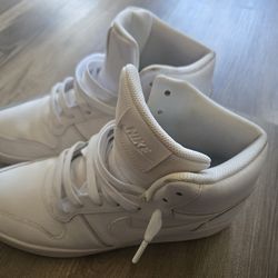 Nike men's white hightops