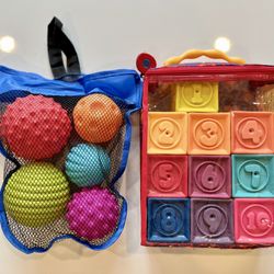 Baby Blocks and Textured Multi Ball Set