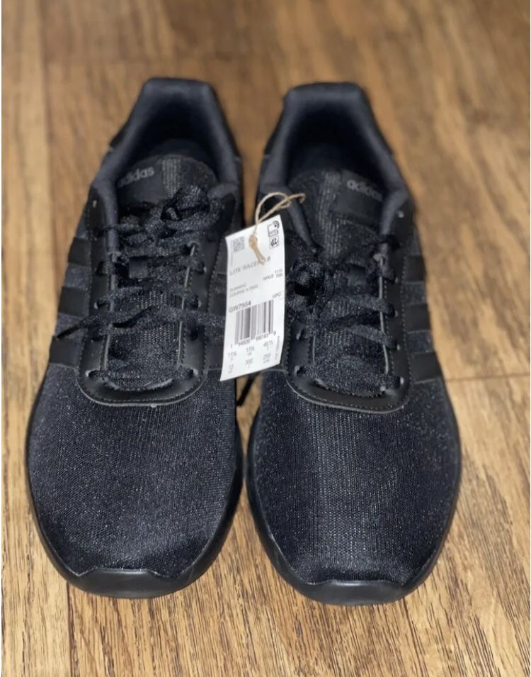 Size Men's 12- Adidas Running Shoe Lite Racer 3.0 Black