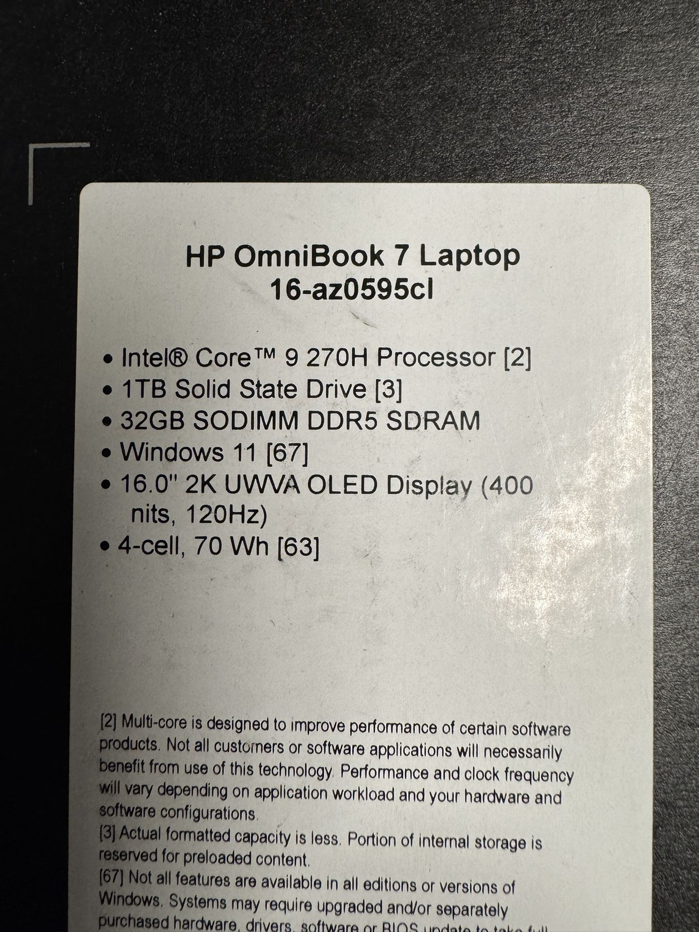 HP Omnibook 7 laptops 