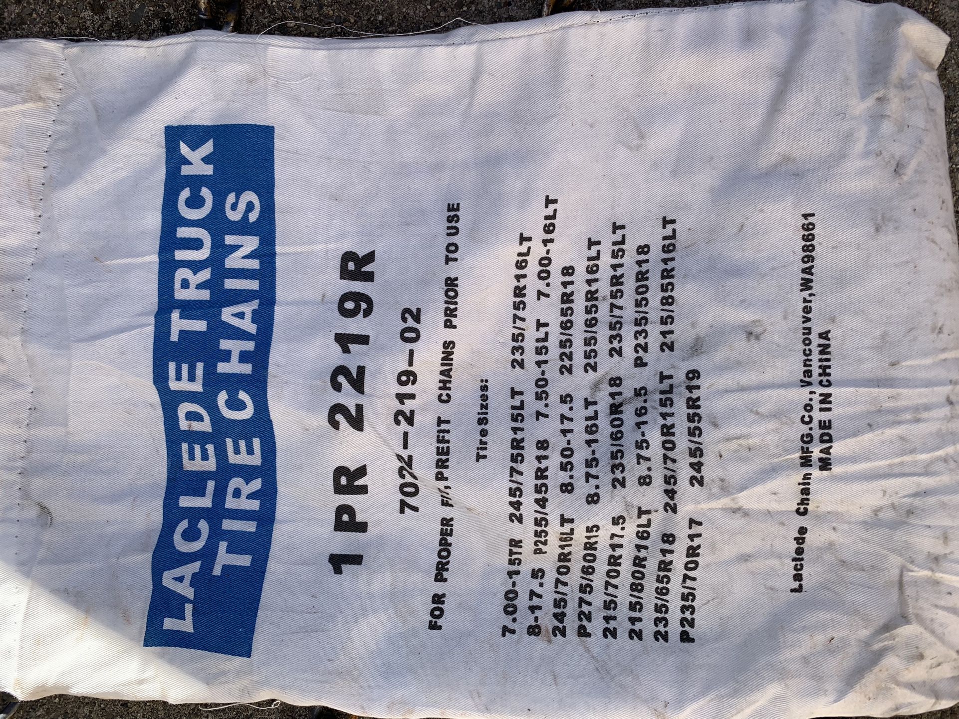 Snow Chain For Cars And Light Truck