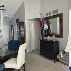 Mirror And Cabinet 