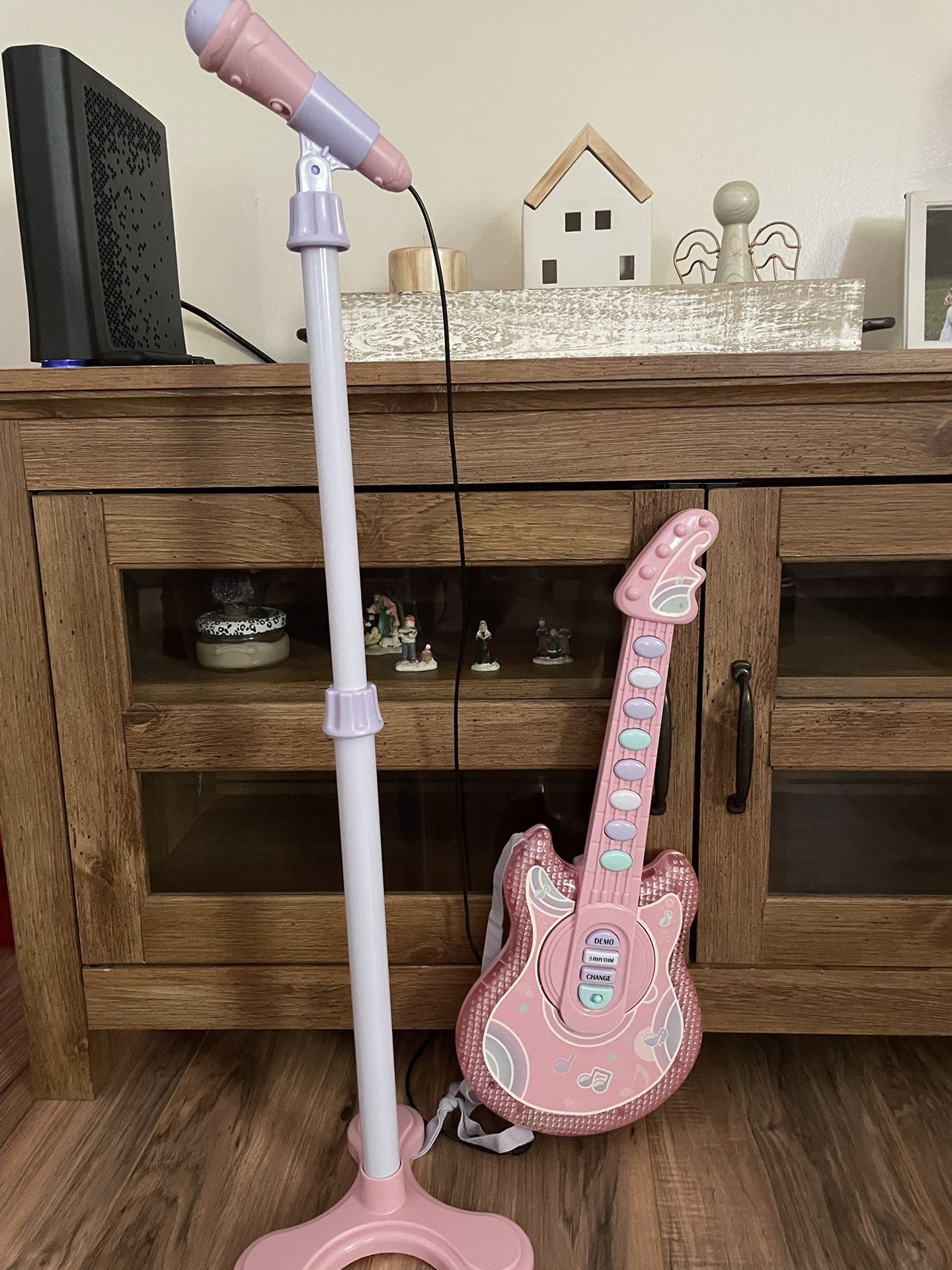 Kids Guitar And Microphone Set