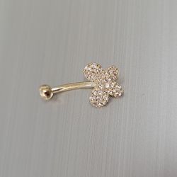 New 10k Butterfly Piercing 