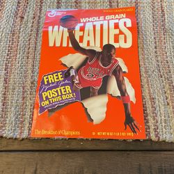 Micheal Jordan 1989 Wheaties Poster