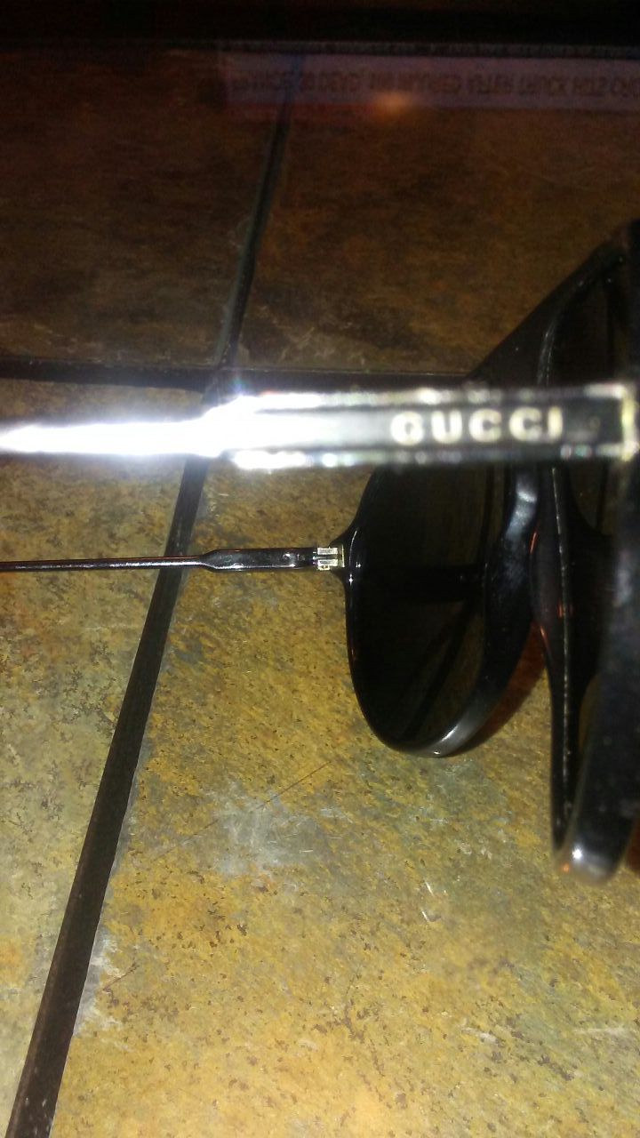 Genuine authentic Gucci aviator sunglasses