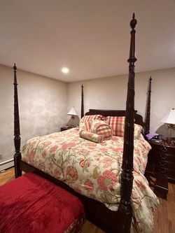 Ethan allen bedroom set 4 poster king