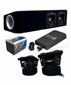 CHEVY SILVERADO GMC SIERRA CREW CABS POWERFUL BASS PACKAGE KICKER SOLO X 10” INSTALLED