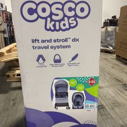 Cosco Kids Lift and Stroll DX Travel System (Chalk Blue)