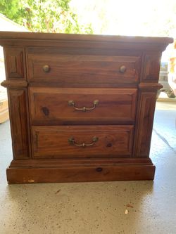 Wooden Nightstand