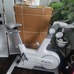White Exercise Bike (MERACH)