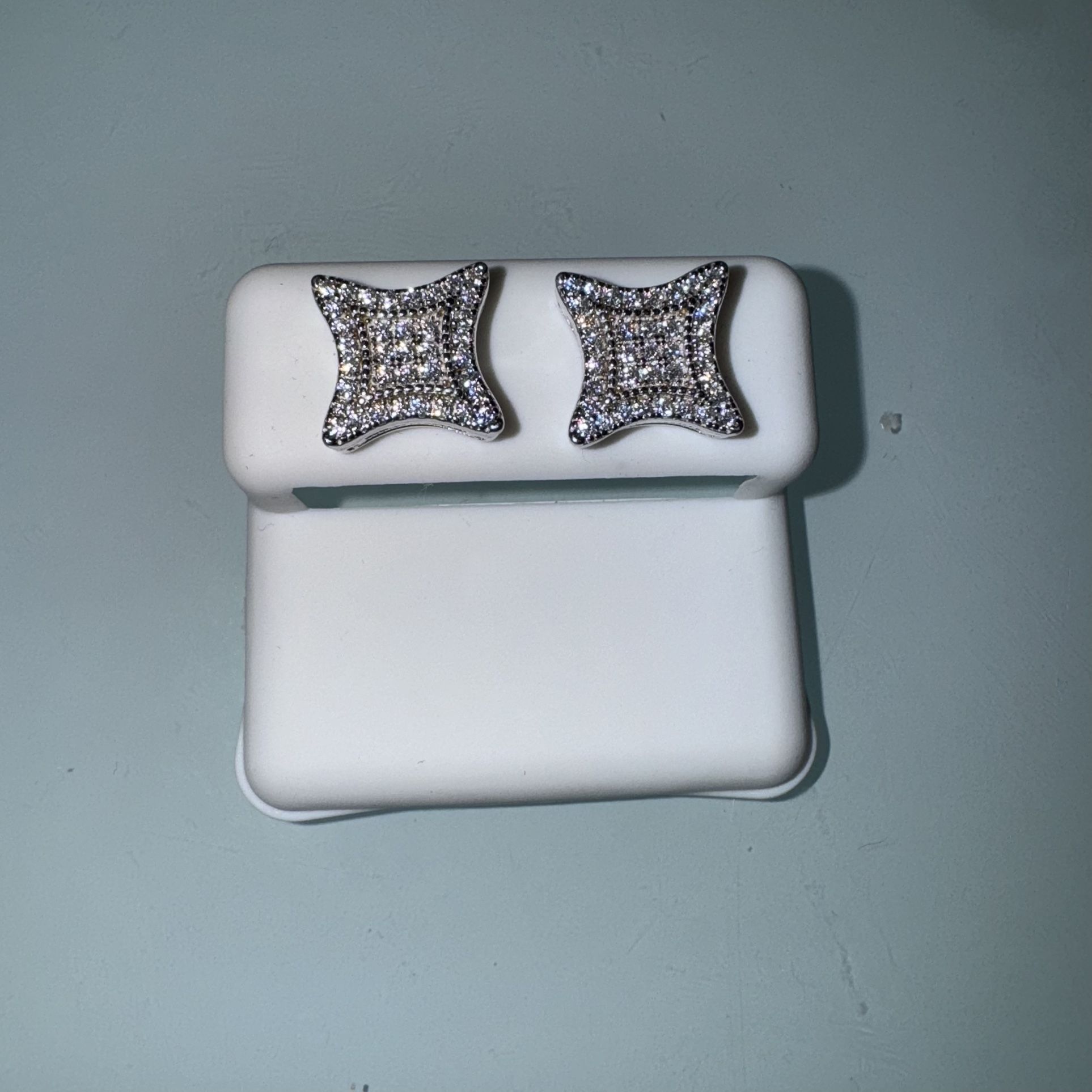 $90 Designer VS/D Moissanite Earrings – 0.81 CTW, 925 Sterling Silver