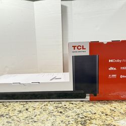 TCL - S55H 2.1 CHANNEL S-CLASS SOUNDBAR WITH WIRELESS SUBWOOFER, DOLBY ATMOS - BLACK