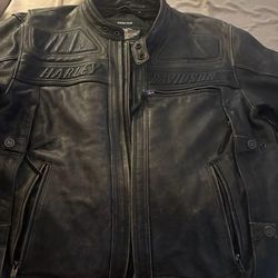 Mens XL Harley Davidson Leather JACKET