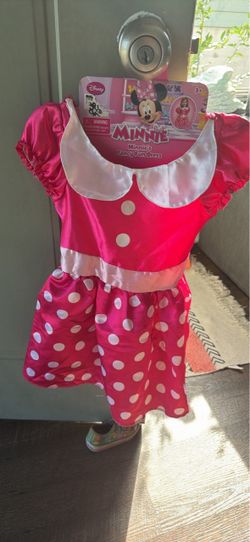 Little girls Minnie Mouse costume