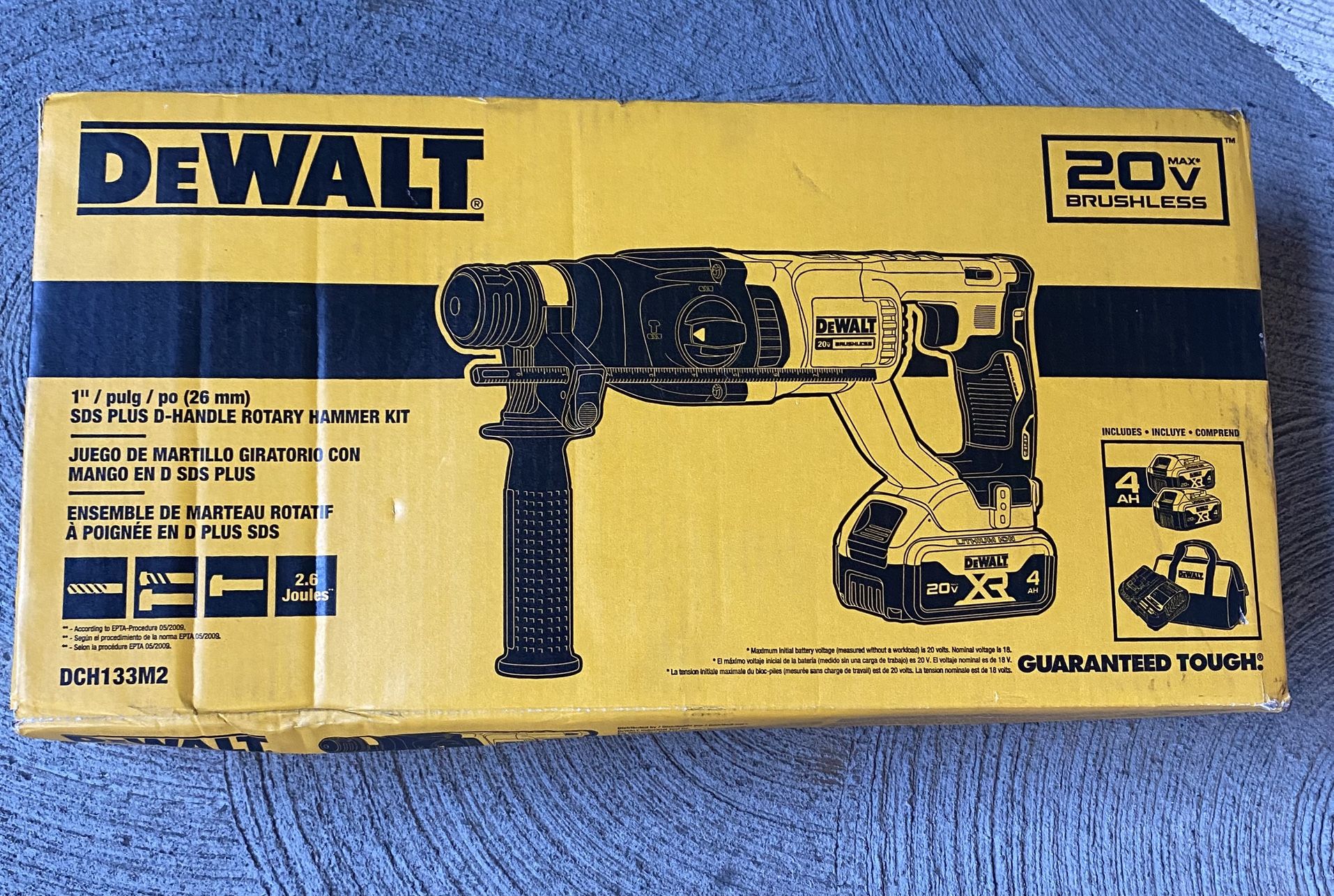 BRAND NEW 20V MAX Cordless Brushless 1 in. SDS Plus D-Handle Concrete and Masonry Rotary Hammer