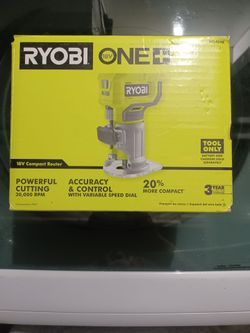 RYOBI 18V ONE + Router Only.