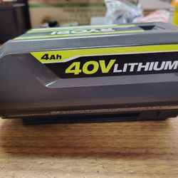 Ryobi 4.0ah Battery 40v