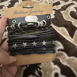 Men’s black bracelet $5 each