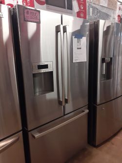 New BOSCH 36 in French doors fridge stainless steel with 6 months warranty