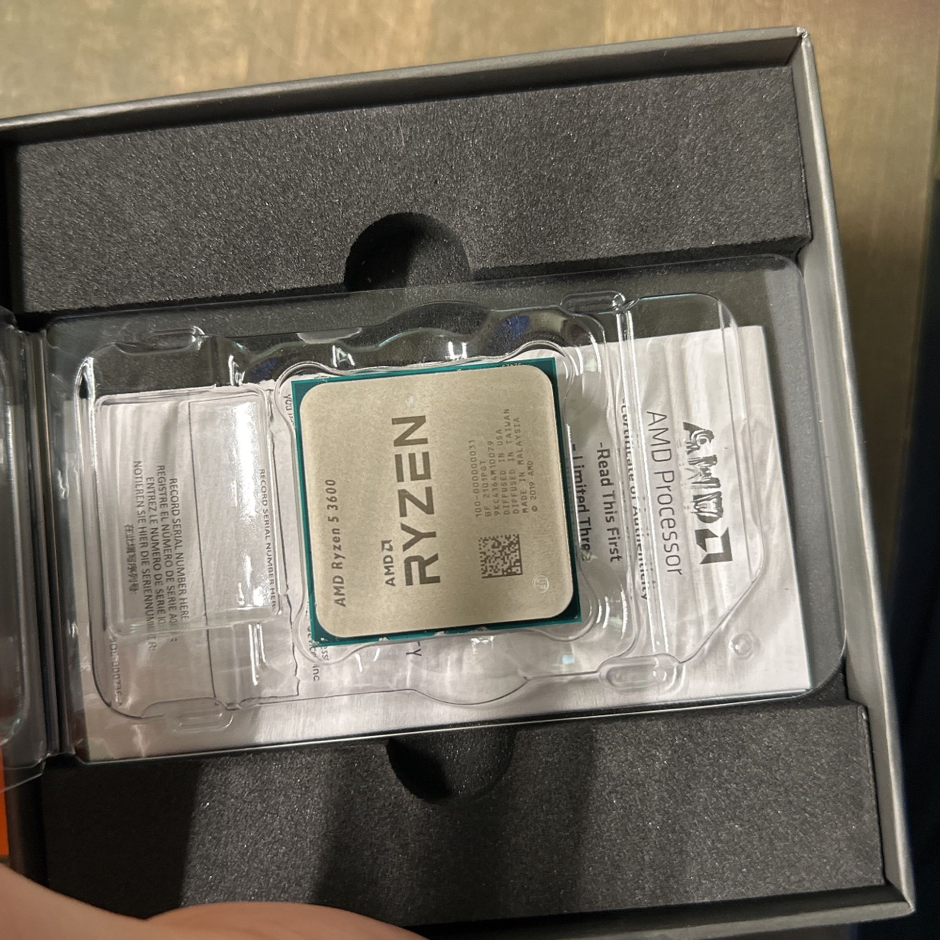 Ryzen 5 3600 cpu