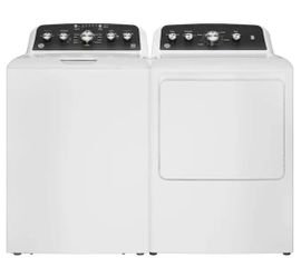 GE Washer & Dryer (White)
