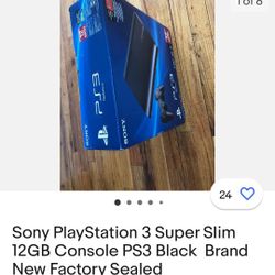 New Factory Sealed PS3 