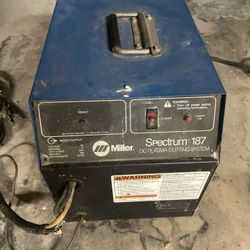 This is a Miller Spectrum 187 DC Plasma Cutting System